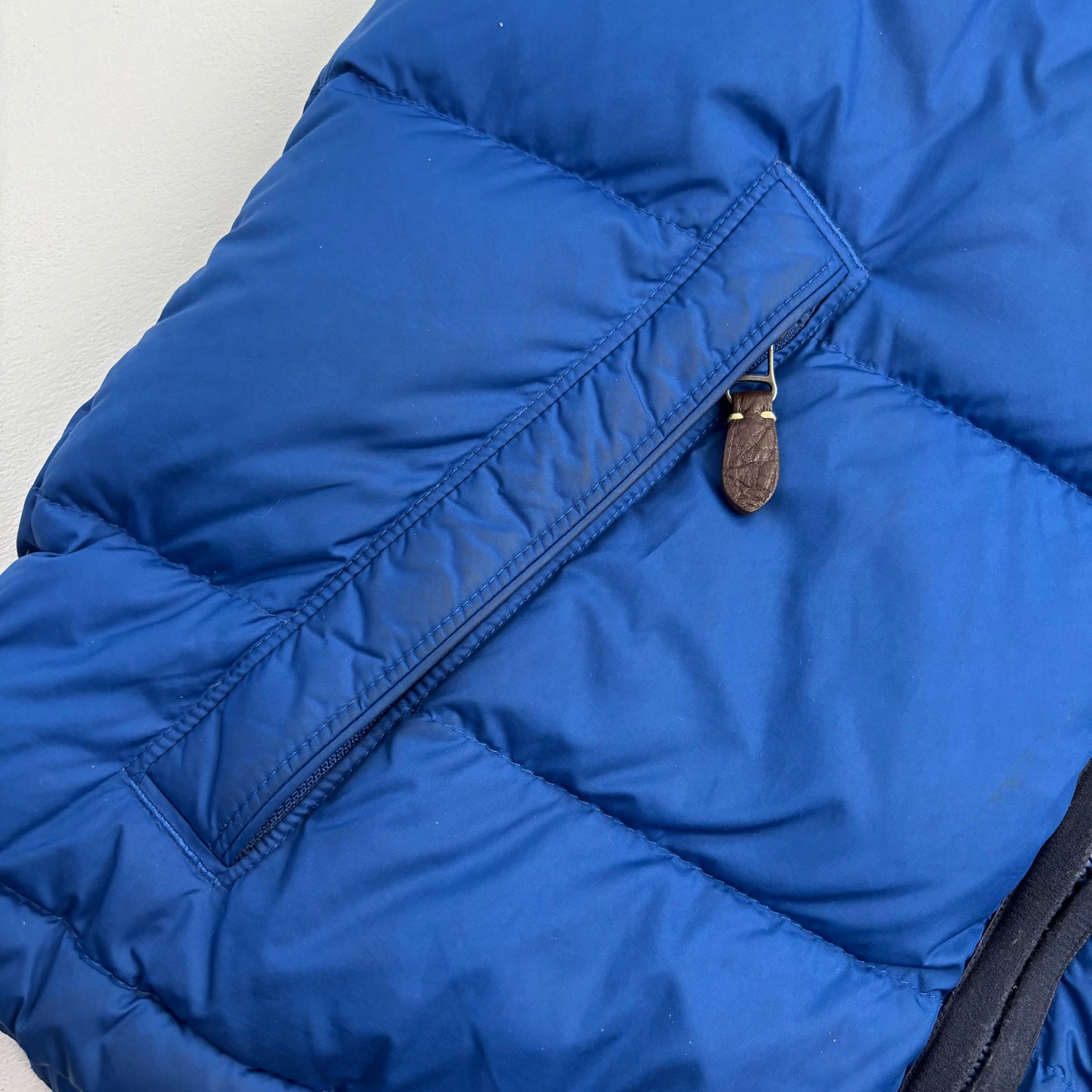 Polo Ralph Lauren Lake Placid Italy Blue Hooded Body Warmer Gilet Down Vest - M