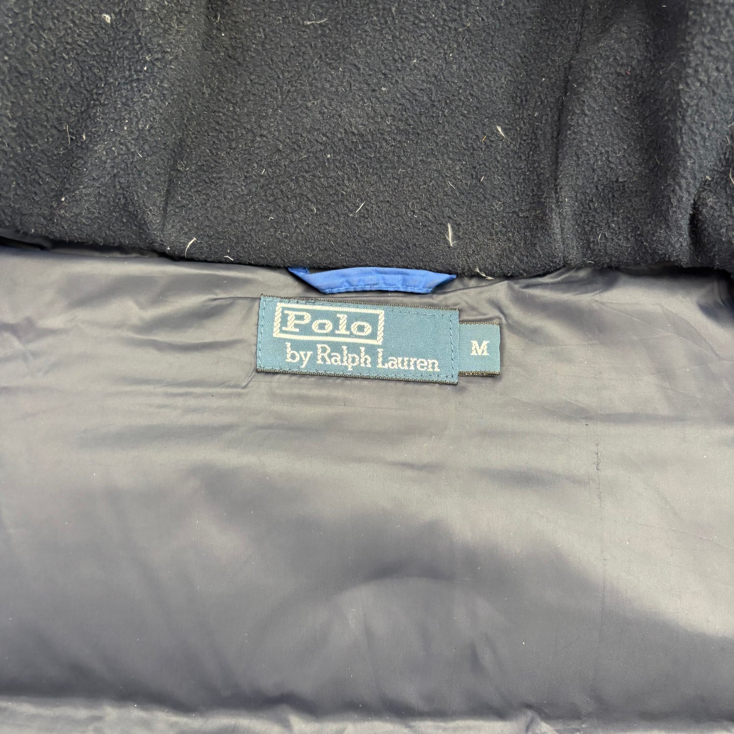 Polo Ralph Lauren Lake Placid Italy Blue Hooded Body Warmer Gilet Down Vest - M