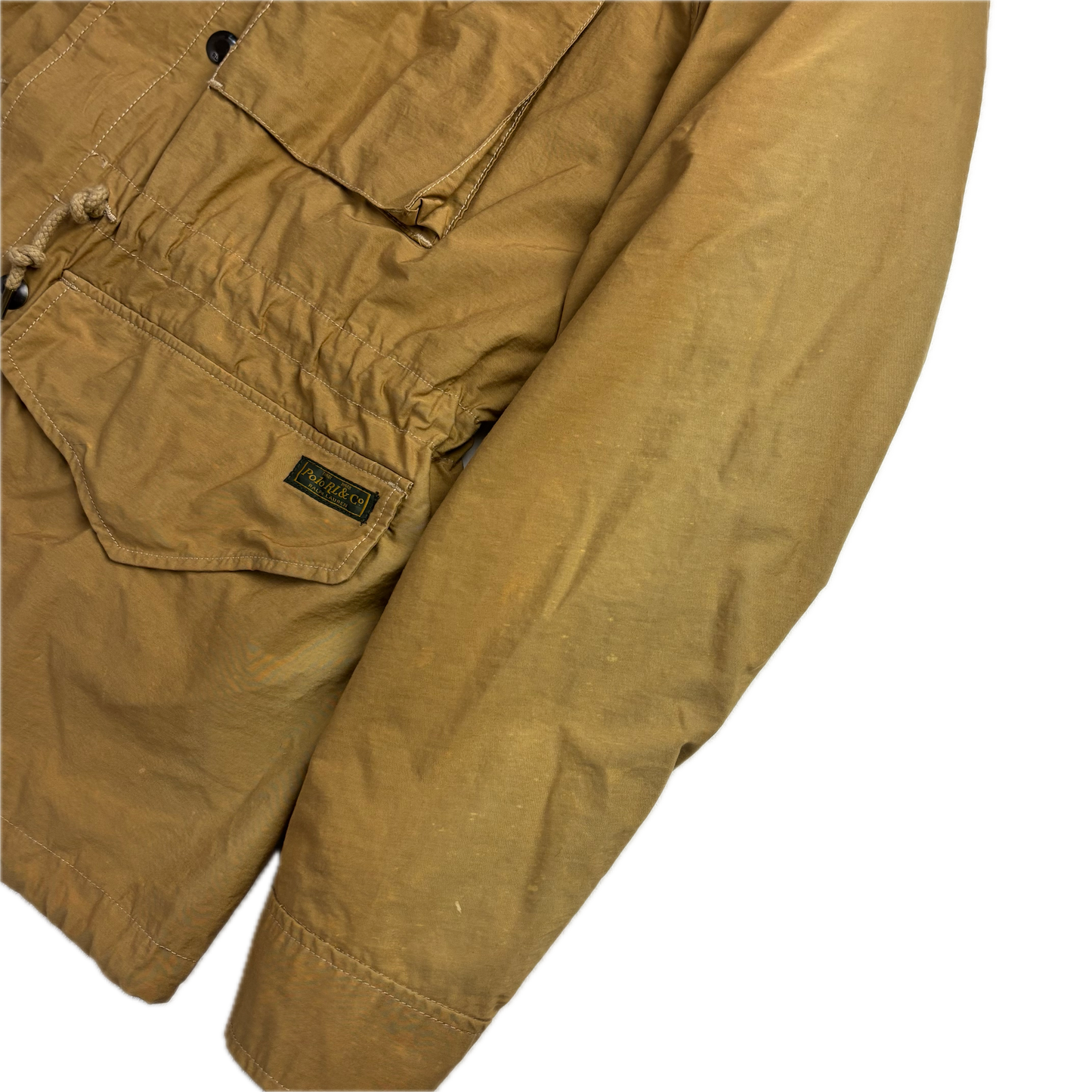 2 in 1 Tan Utility Jacket with Quilted Liner - L