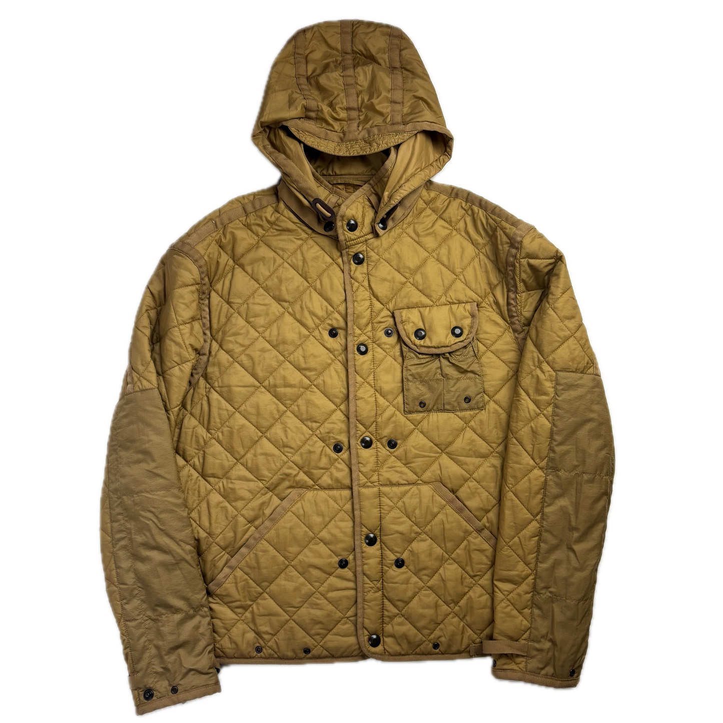 2 in 1 Tan Utility Jacket with Quilted Liner - L