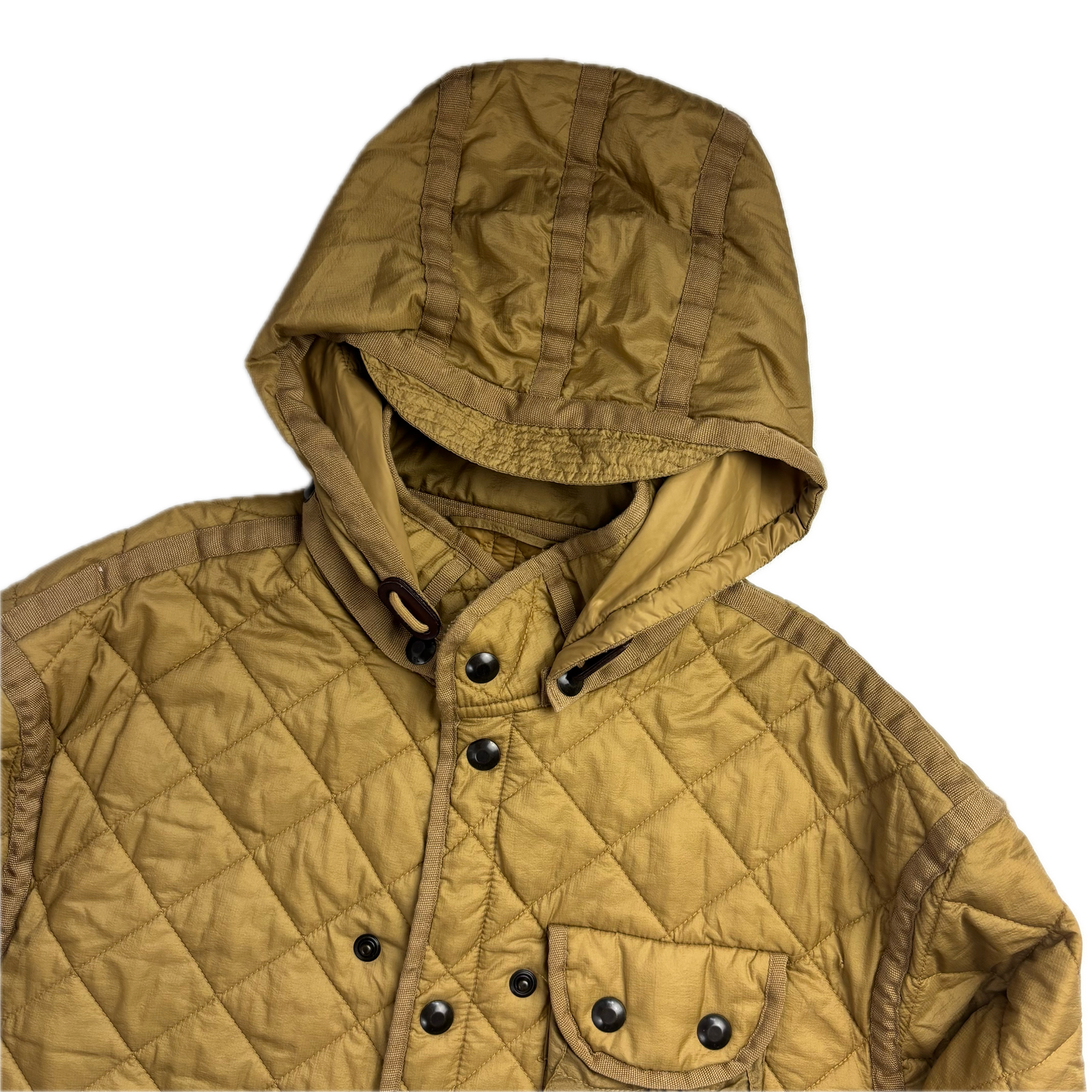 2 in 1 Tan Utility Jacket with Quilted Liner - L