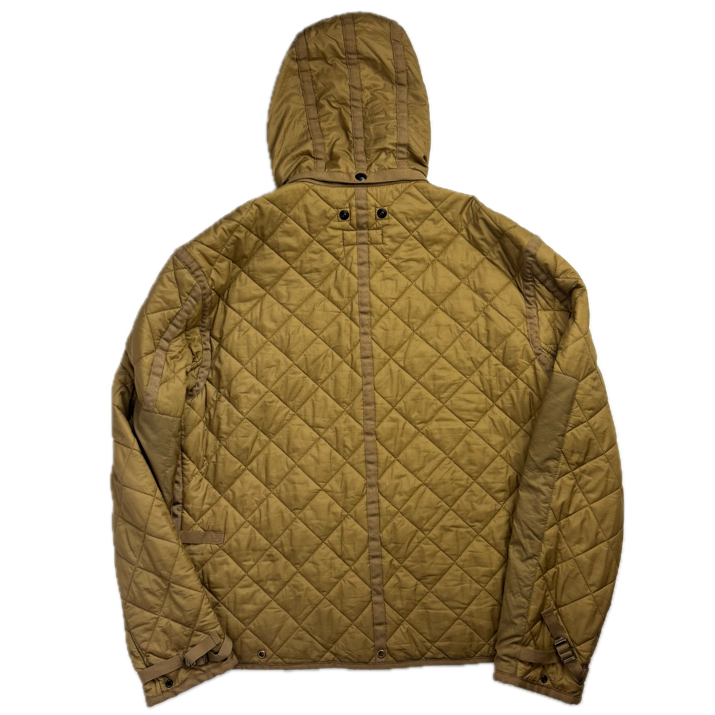 2 in 1 Tan Utility Jacket with Quilted Liner - L