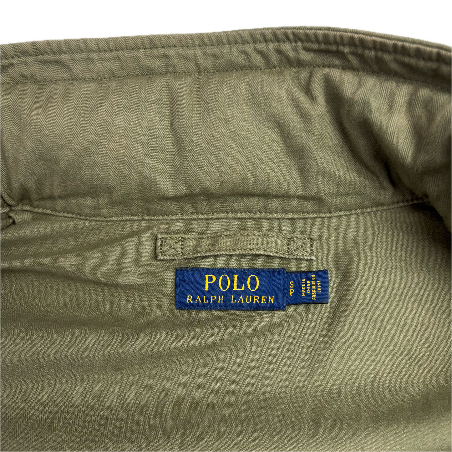 Polo Ralph Lauren Green Field Jacket Army Military - S