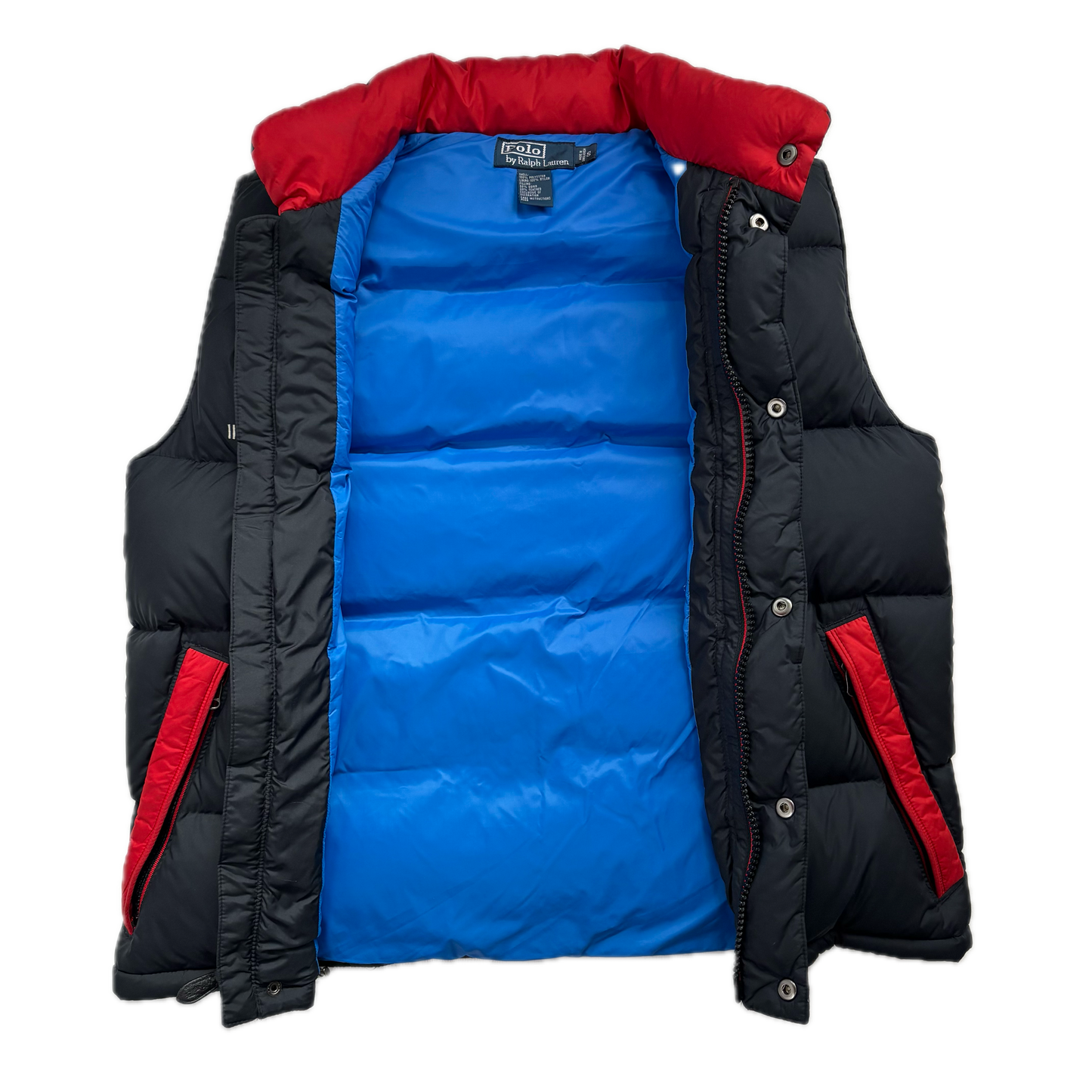 Polo Ralph Lauren Black USA Winter Event Puffer Gilet Down Vest - S
