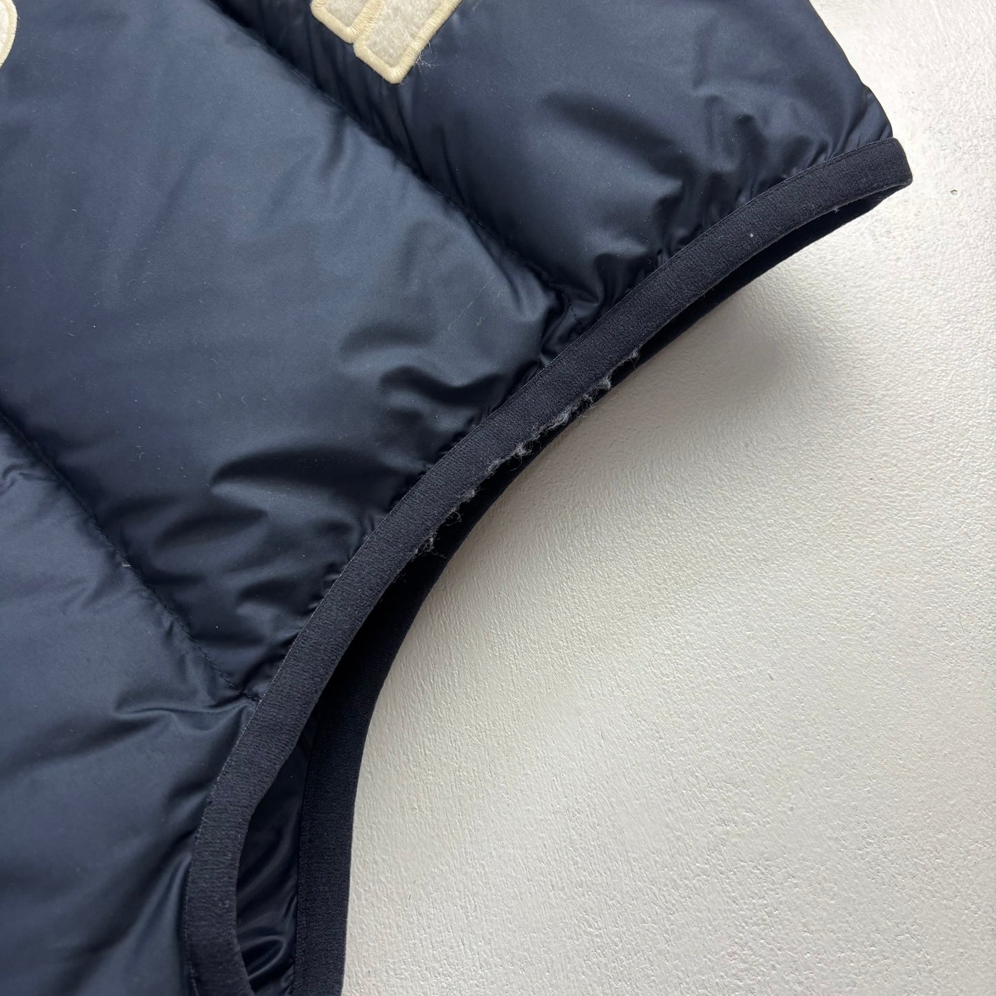 Polo Ralph Lauren Great Britain Navy Blue Hooded Body Warmer Gilet Down Vest - XL