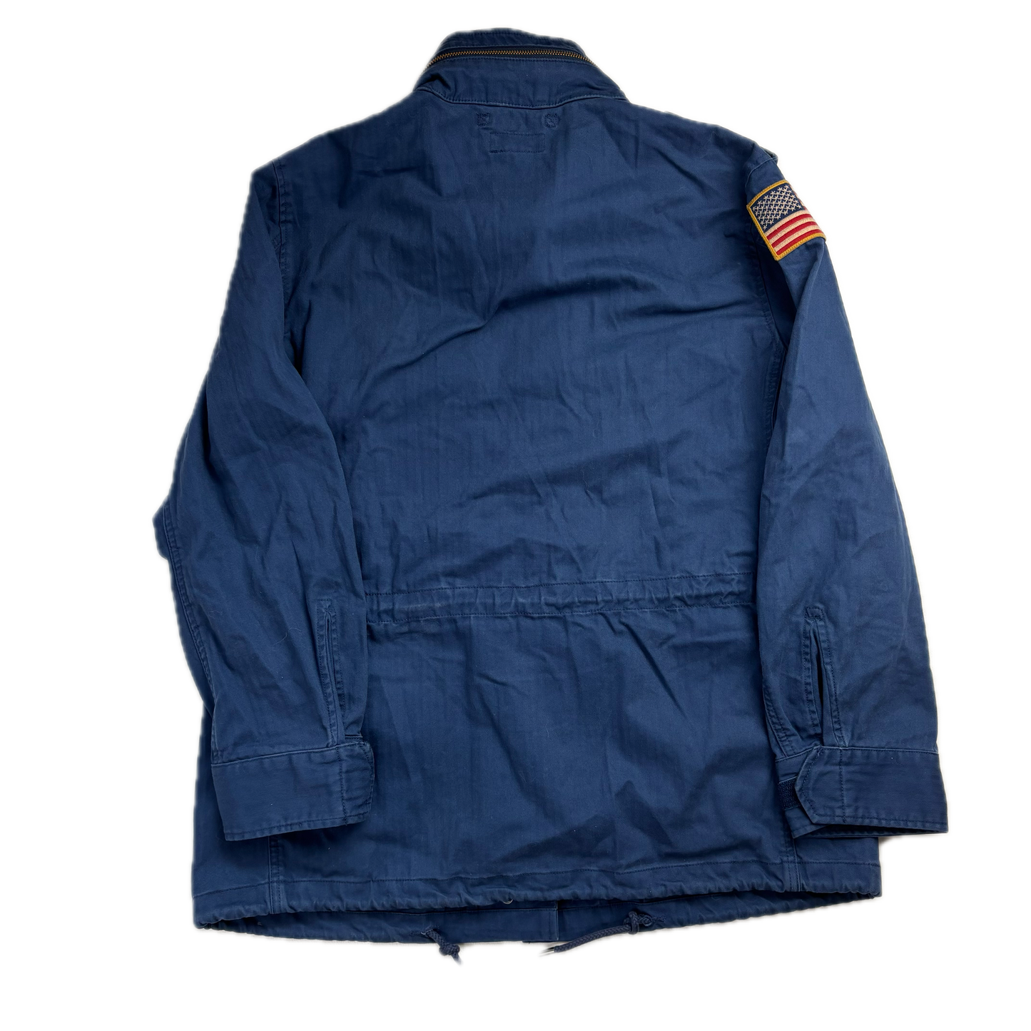 Navy Blue Military Army Parka Jacket - M