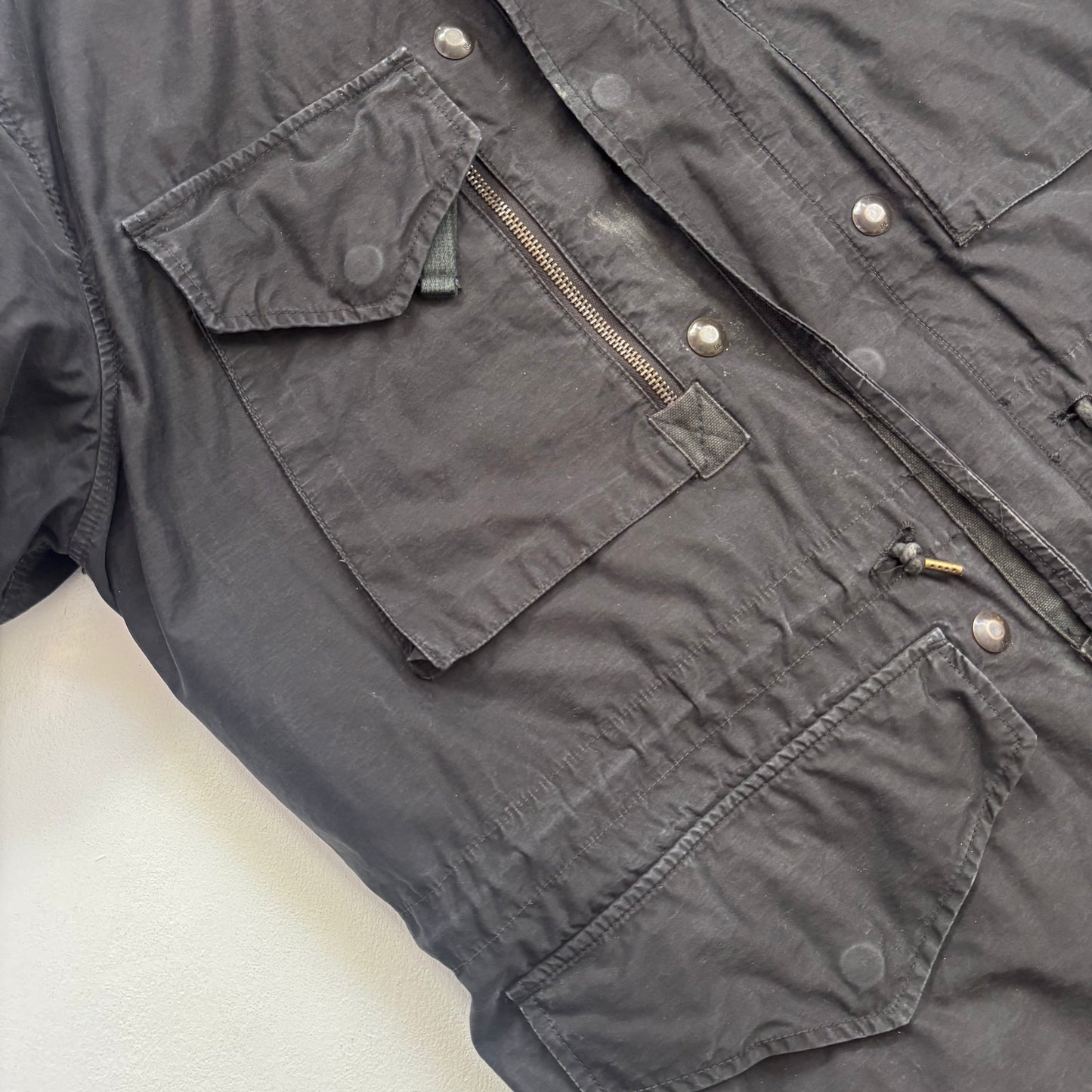 Polo Ralph Lauren 2 in 1 Black Utility Jacket with Quilted Liner - L