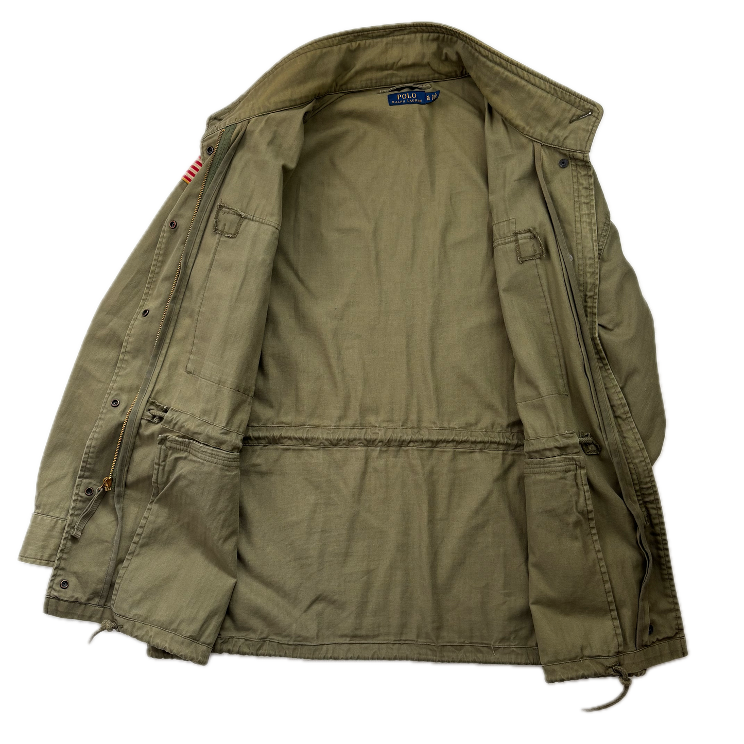 Polo Ralph Lauren Green Army Military Field Jacket - XL