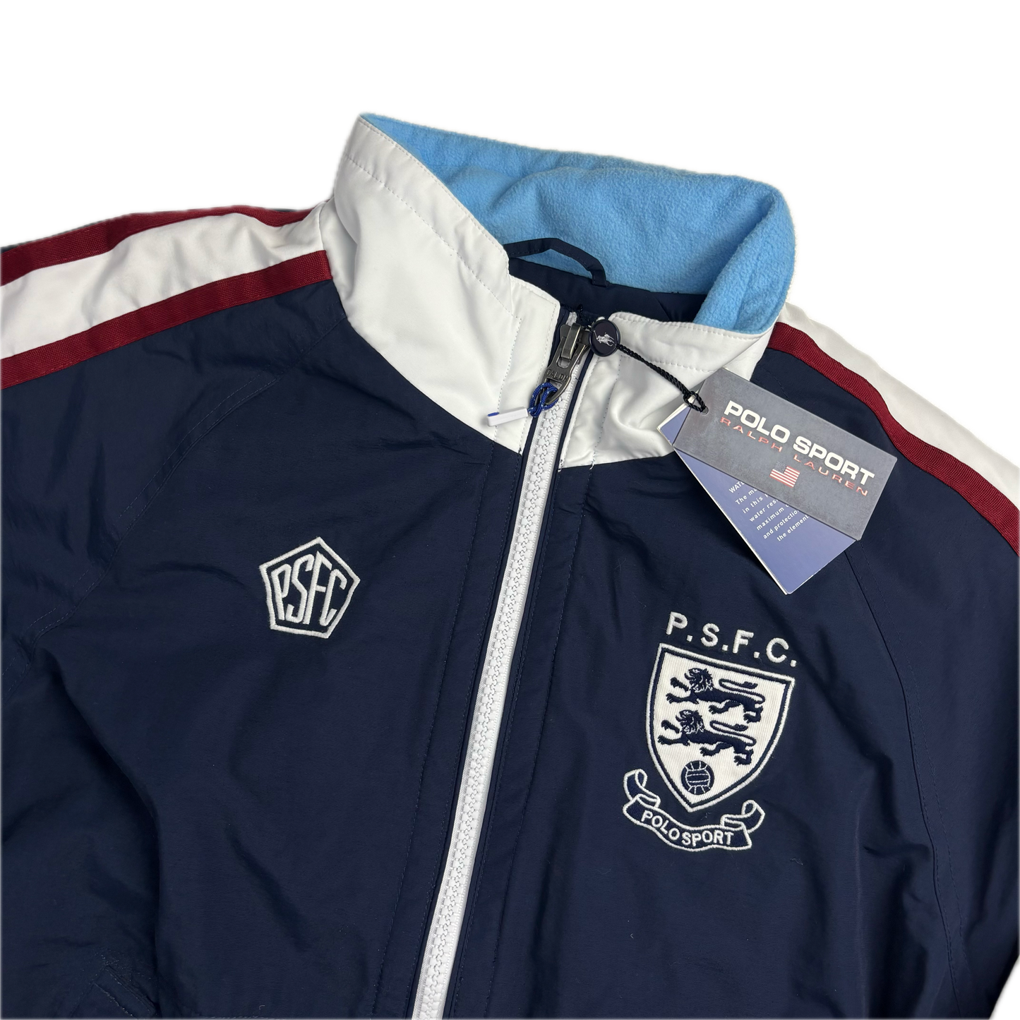 Ralph Lauren Polo Sport Navy Blue Water Resistant Training Jacket - M