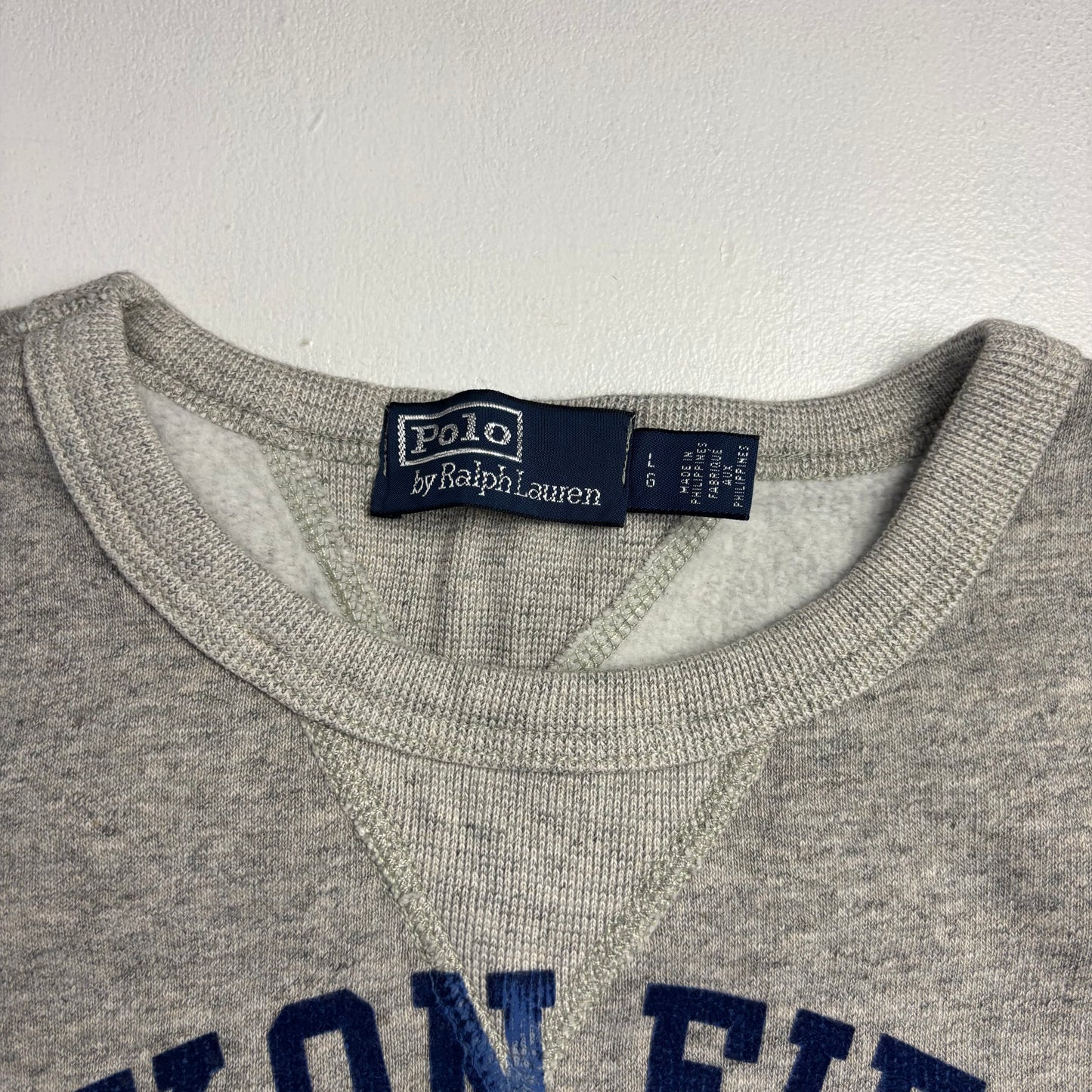 Polo Ralph Lauren Grey Yukon Field USRL Army Sweatshirt - M