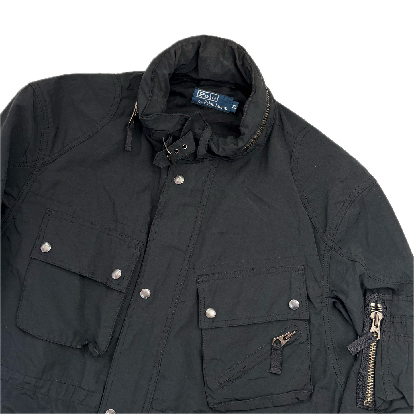 Polo Ralph Lauren Black Utility Jacket - XL
