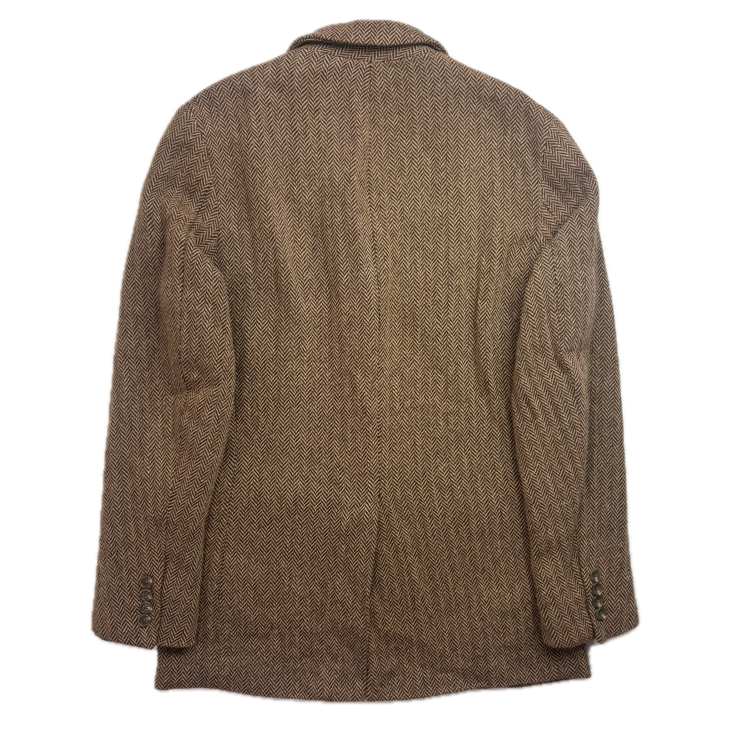 Polo Ralph Lauren Brown Herringbone Blazer (Cotton) - S