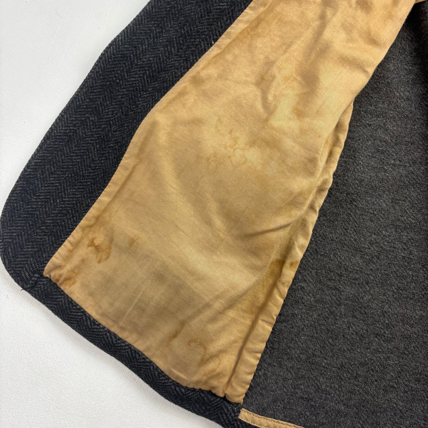 Polo Ralph Lauren Dark Grey Herringbone Blazer (Wool) - M