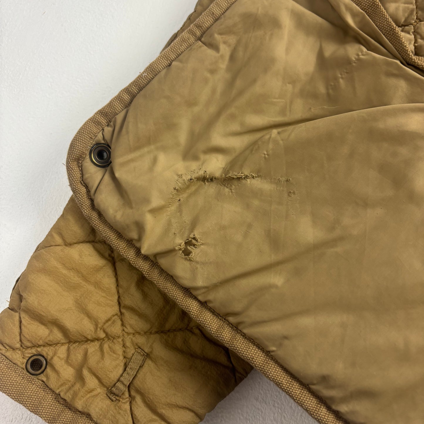 Polo Ralph Lauren 2 in 1 Tan Utility Jacket with Quilted Liner - S