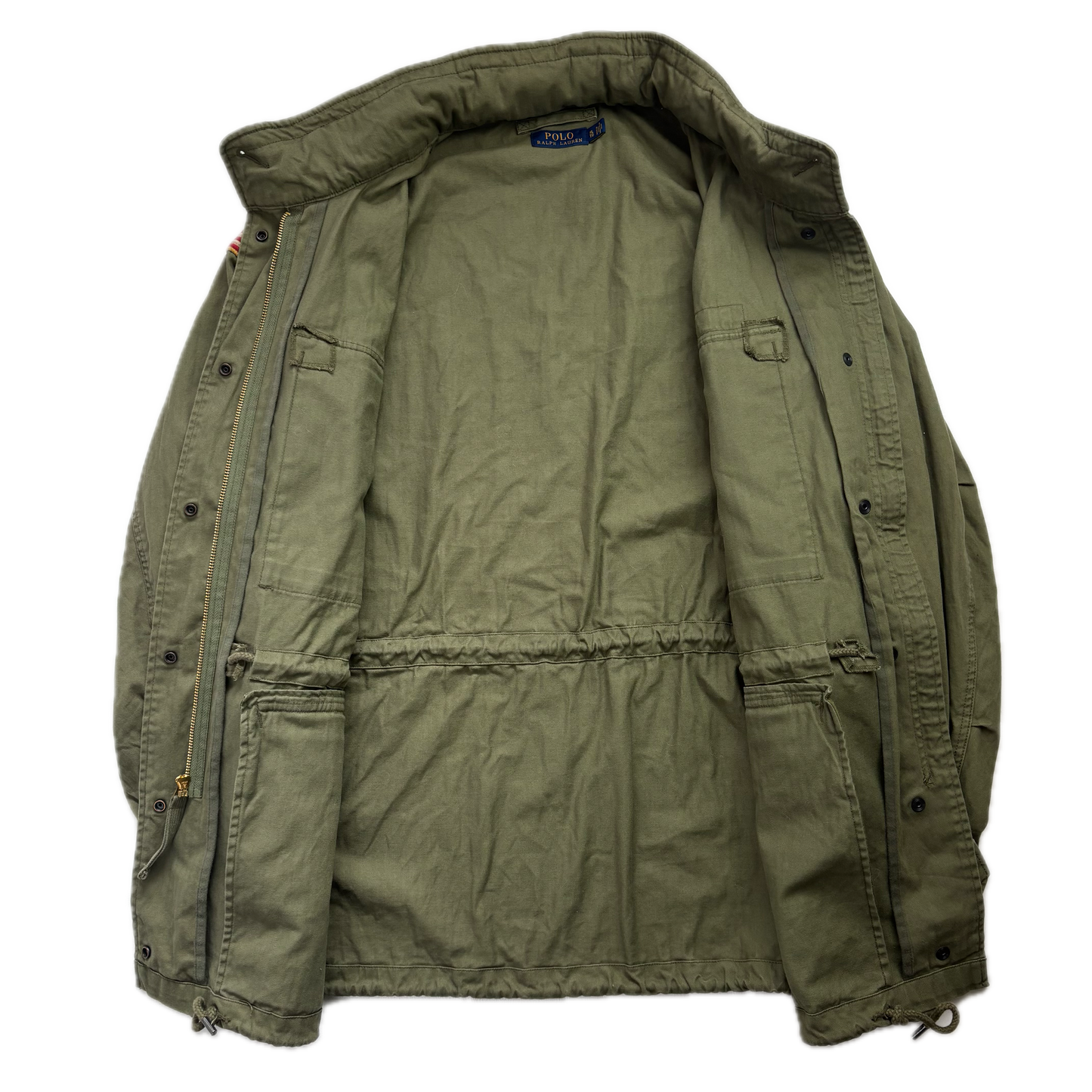 Polo Ralph Lauren Green Army Military Field Jacket - XL