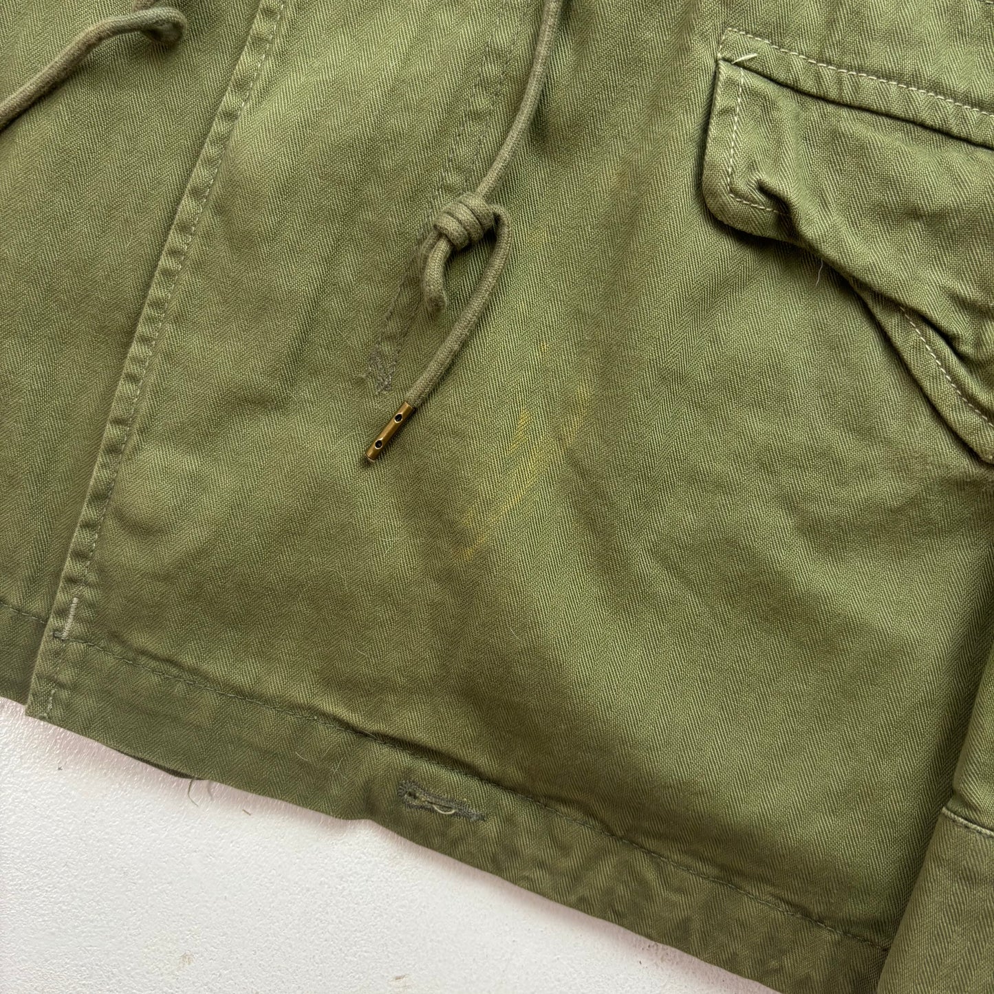 Polo Ralph Lauren Green Military Army Patches Field Parka Jacket - L