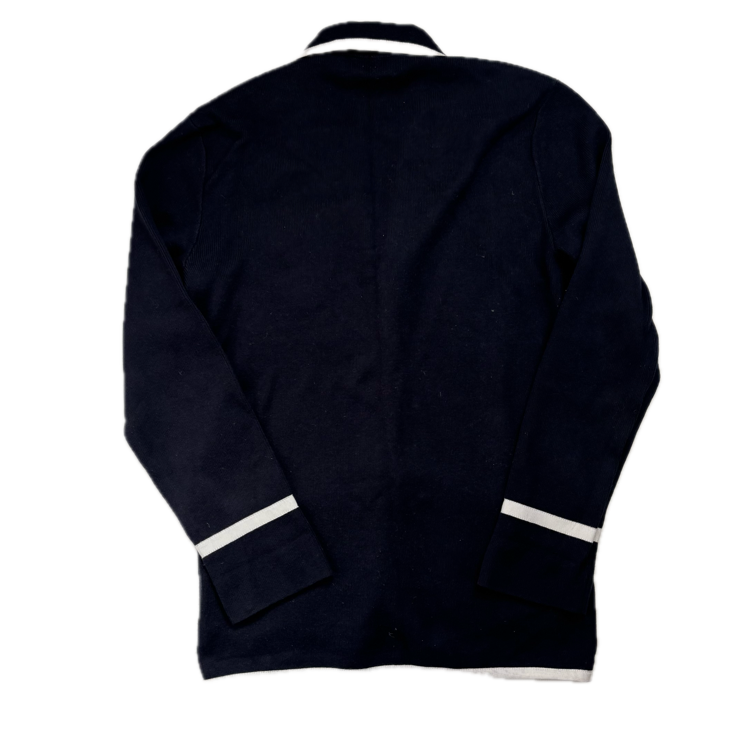 Polo Ralph Lauren Navy Tennis Crest Sports Jacket Cardigan Blazer - S