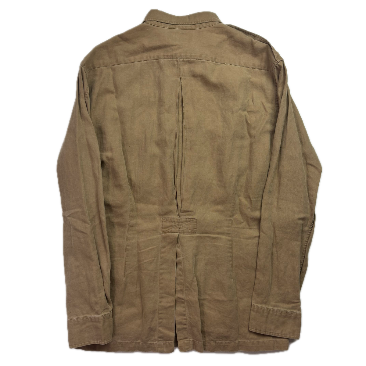 Polo Ralph Lauren Beige Military Battle Dress Safari Jacket (Cotton Linen) - S
