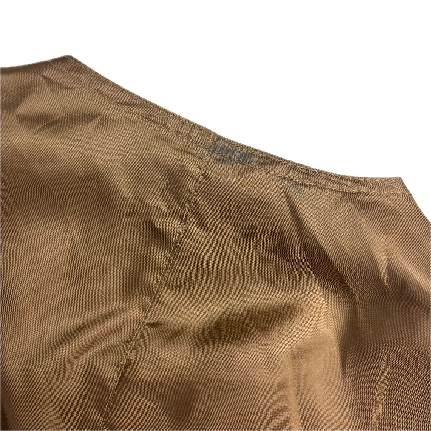 Polo Ralph Lauren Brown Tan Leather Waistcoat - L