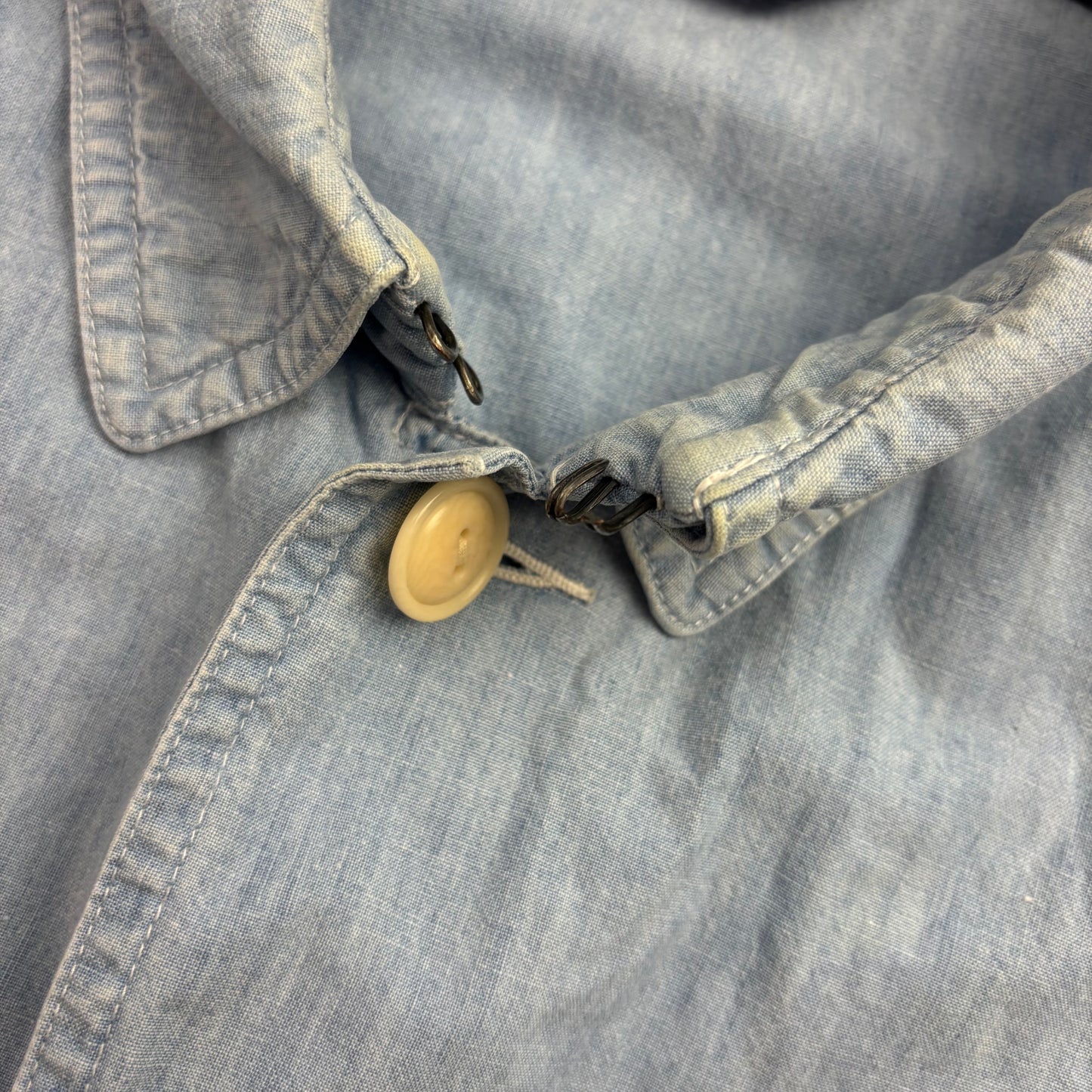Polo Ralph Lauren Denim Chambray Utility Overshirt Shirt Chore Jacket - L