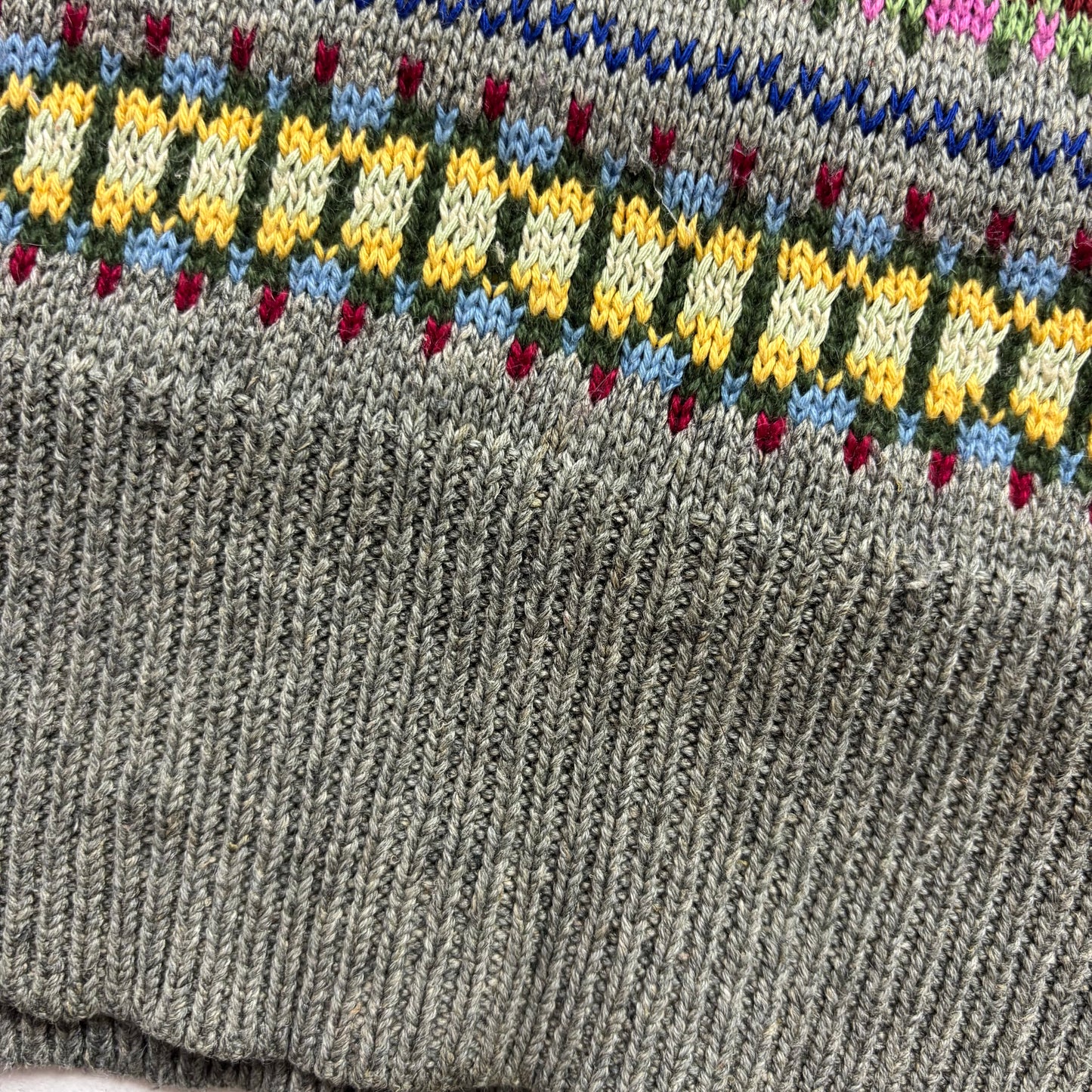 Polo Ralph Lauren Fairisle Vest (Silk Cotton Cashmere) - S