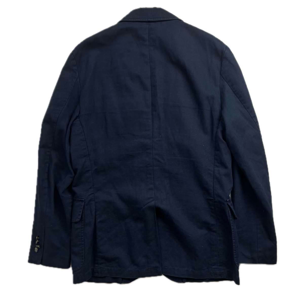 Polo Ralph Lauren Navy Tennis Crest Blazer Sports Jacket (Cotton Linen) - 40R