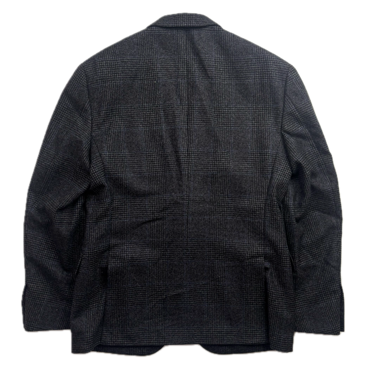 Polo Ralph Lauren Dark Grey Glen Plaid Tweed Blazer Sports Coat (Lambswool) - 40S