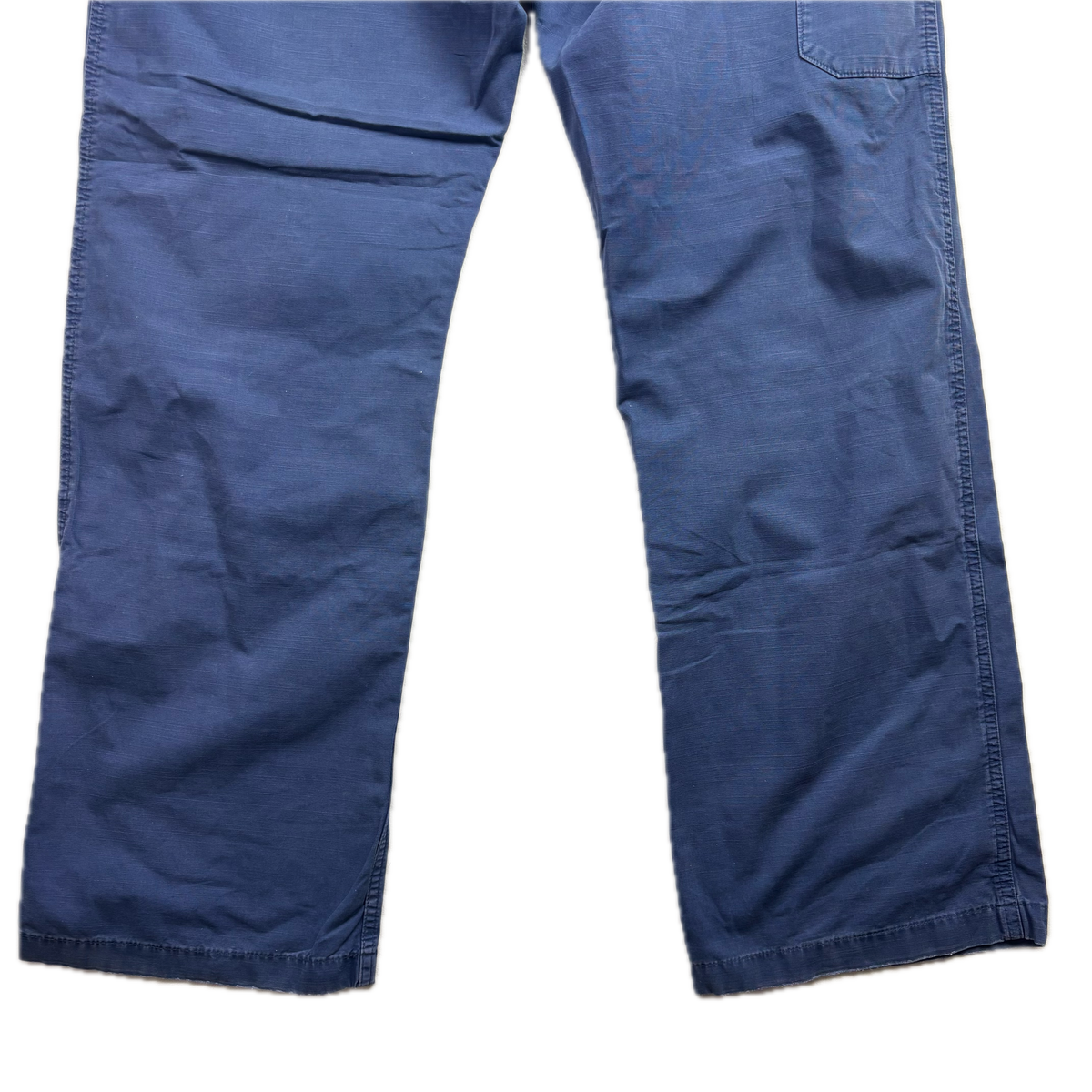 Polo Ralph Lauren Distressed Blue French Workwear Trouser Canvas Classic Fit Pants - 34x34