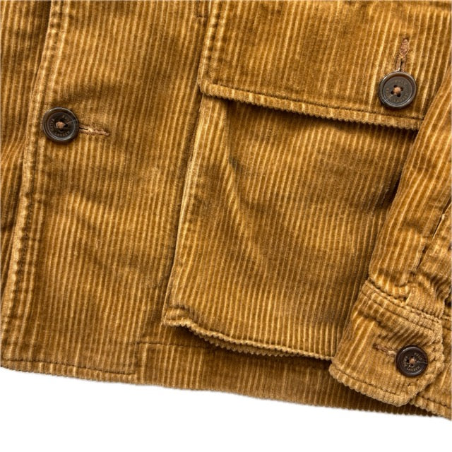Polo Ralph Lauren Belted Corduroy Field Jacket Tan Norfolk - L