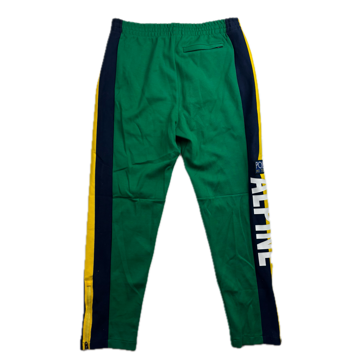 Polo Hi-Tech Alpine Green Joggers Track Pants Retro - M