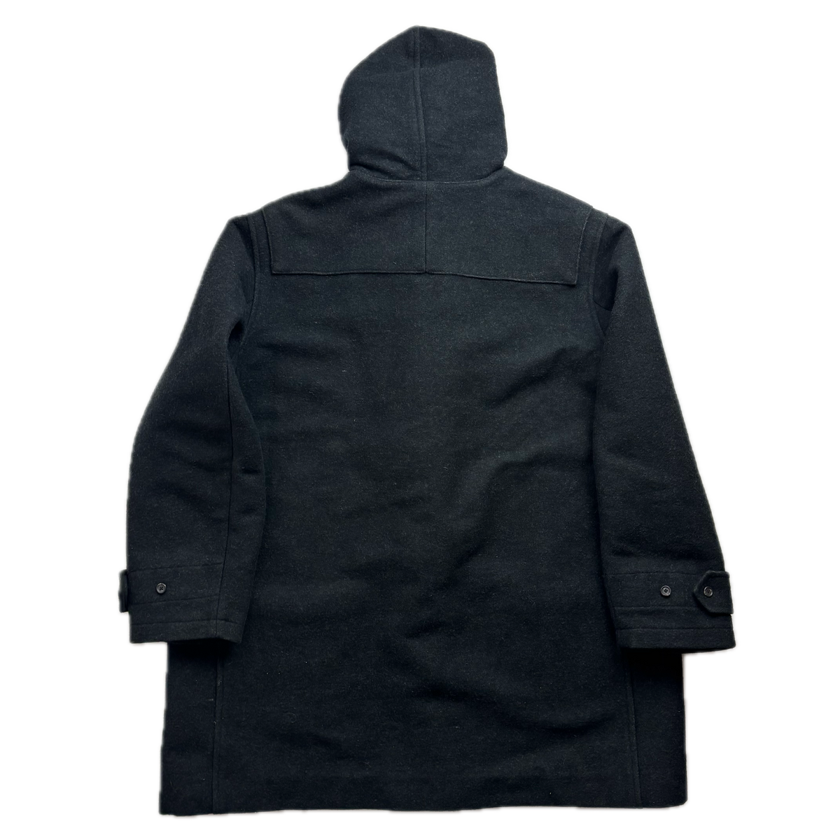 Polo Ralph Lauren Dark Grey Duffle Coat 90’s Italy (Cotton Wool Silk) - XXL