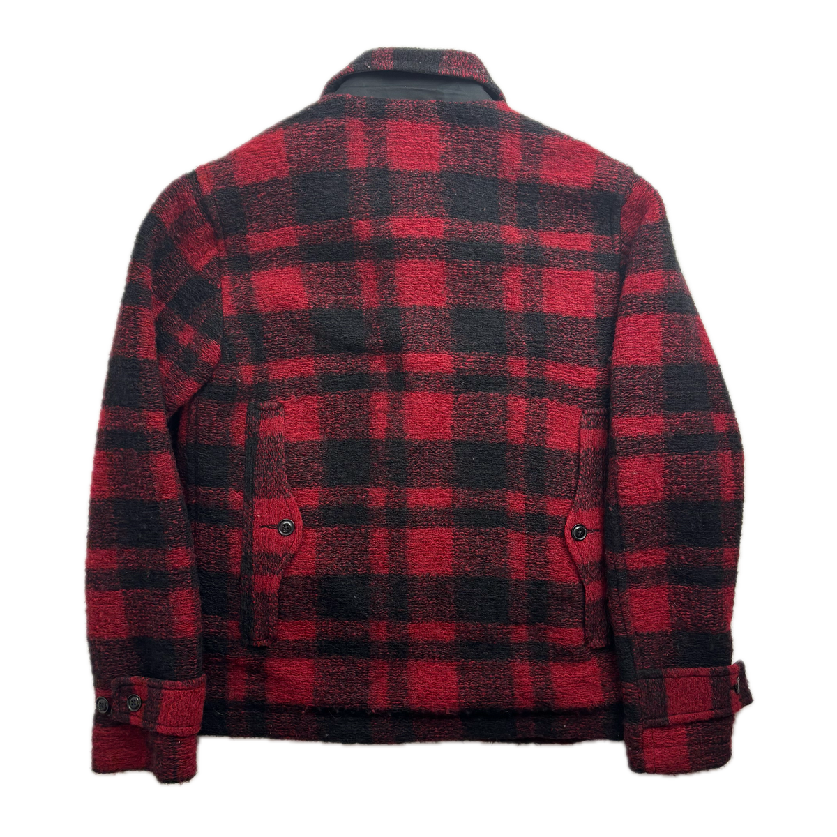 Denim Supply Red Buffalo Plaid Barn Jacket Mackinaw Jacket (Wool Blend)- L (M)