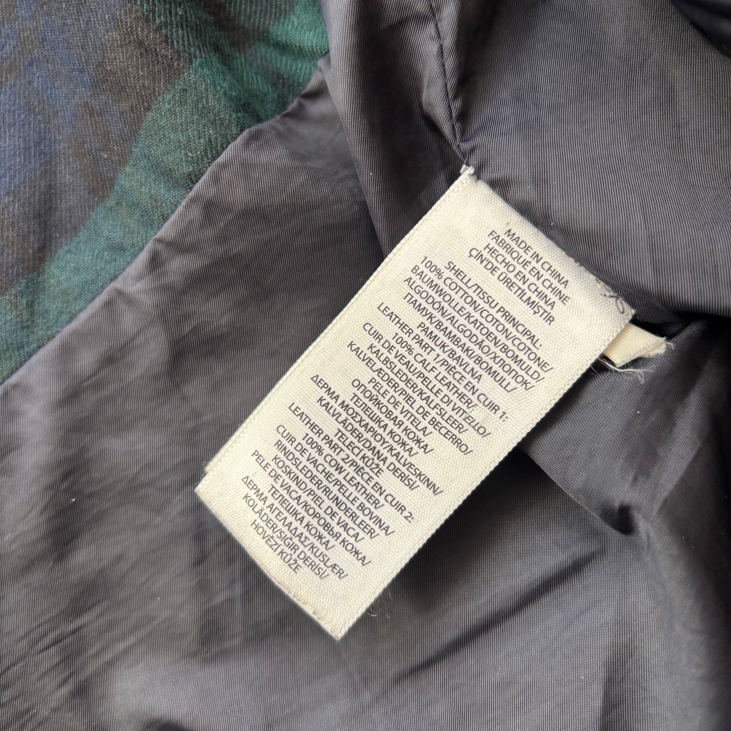 Polo Ralph Lauren Navy Waxed Sports Coat Jacket Hunting Coat - XXL