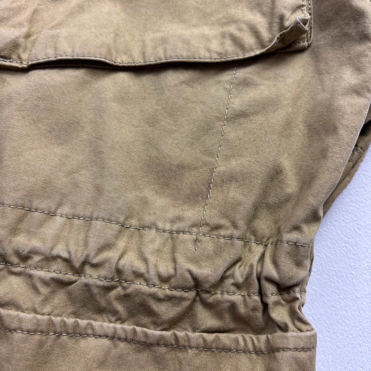 Polo Ralph Lauren Khaki Tan Army Military Field Jacket - L