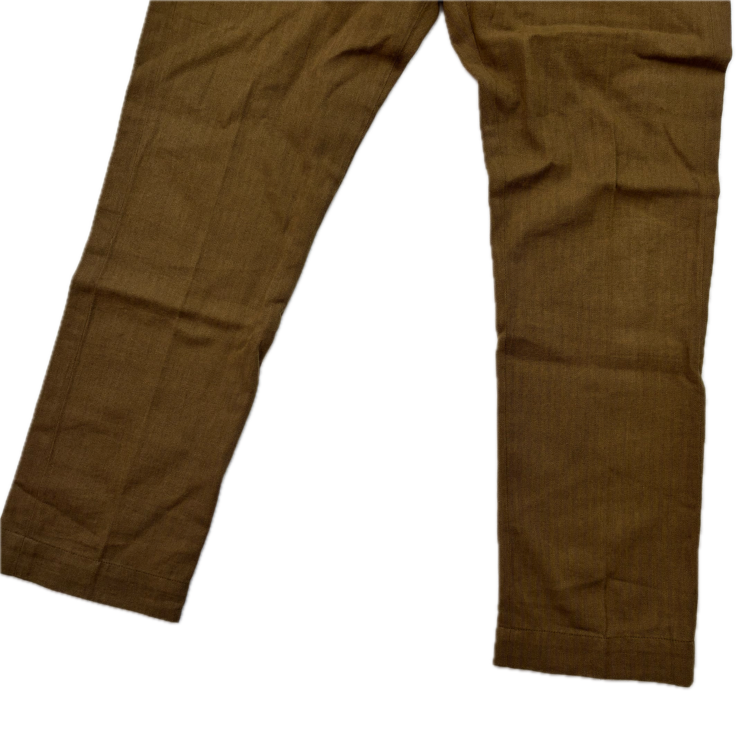 RRL Ralph Lauren Khaki Green Chinos Trouser (Cotton / Wool) - 30x30