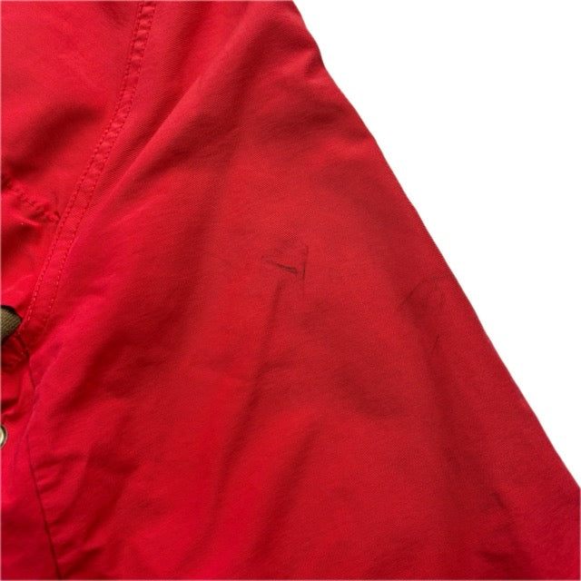 Polo Ralph Lauren Red Brown Mountain Parka Jacket Hooded - M