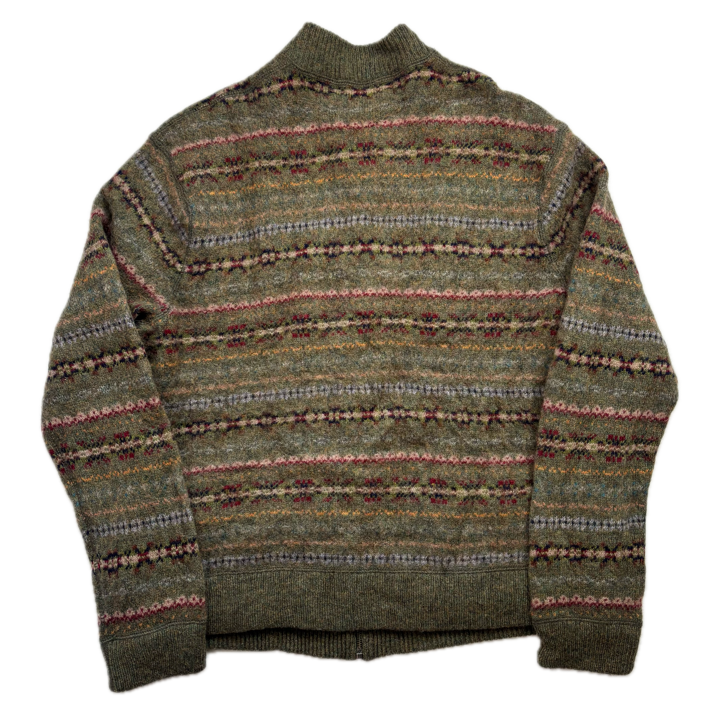Polo Ralph Lauren Fairisle Full Zip Cardigan Sweater (Wool) - M
