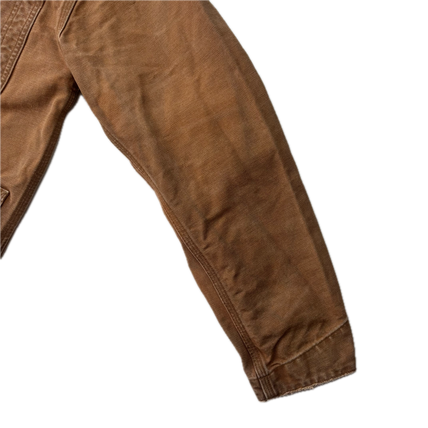 Polo Country Tan Chore Coat Workwear Jacket Distressed - S