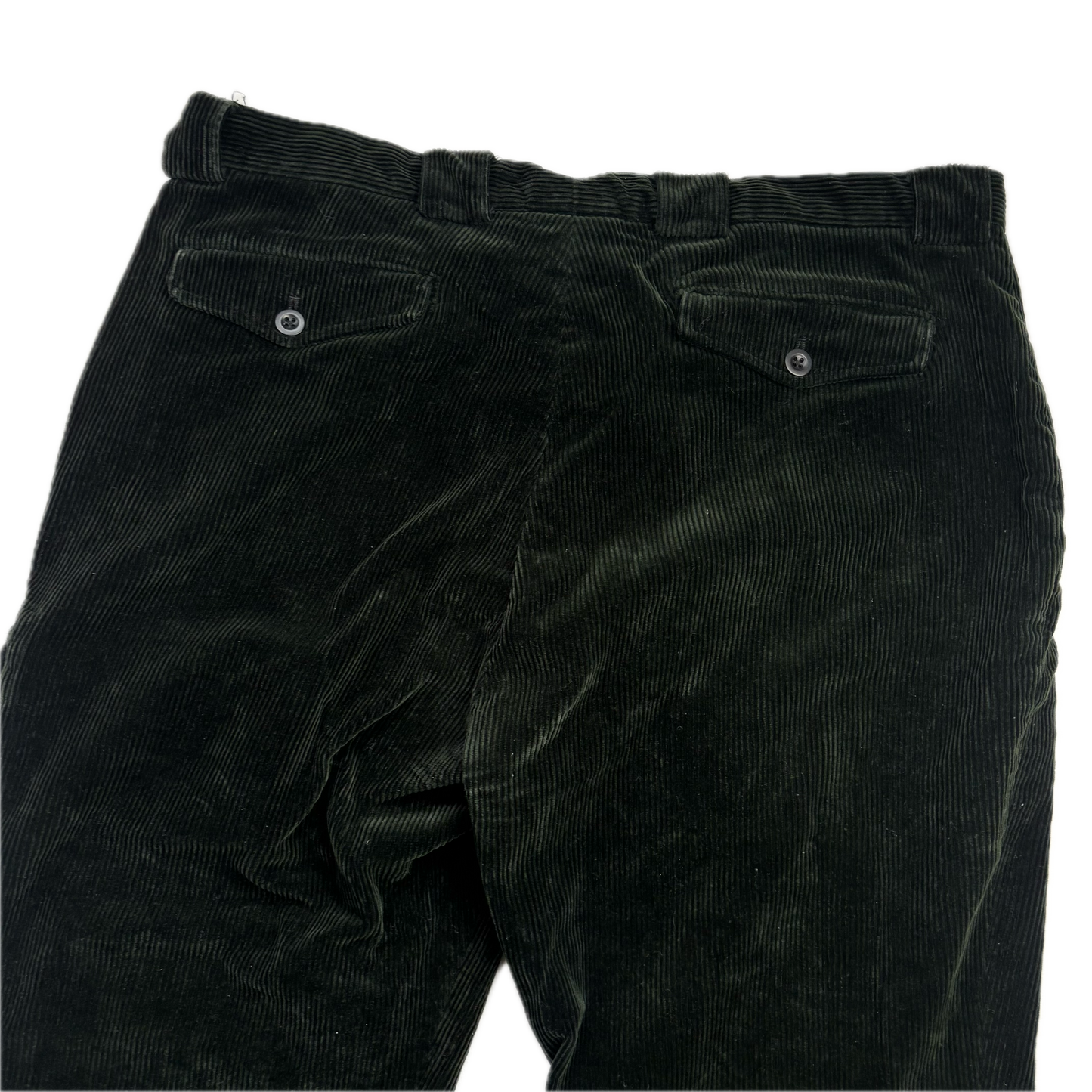 Polo Ralph Lauren Dark Green Corduroy Utility Trousers Pants - 40x30