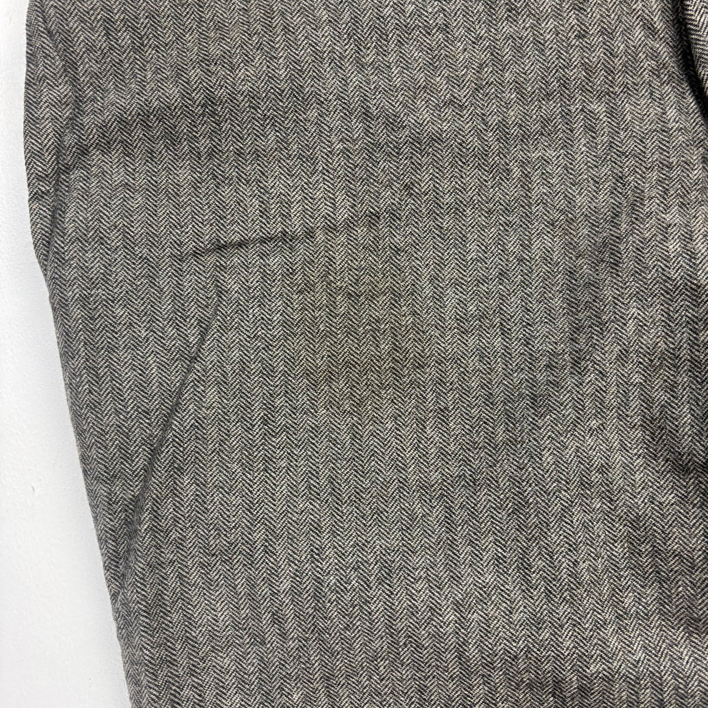 Polo Ralph Lauren Grey Herringbone Dress Pants Preppy Fit (Wool) - 34/35