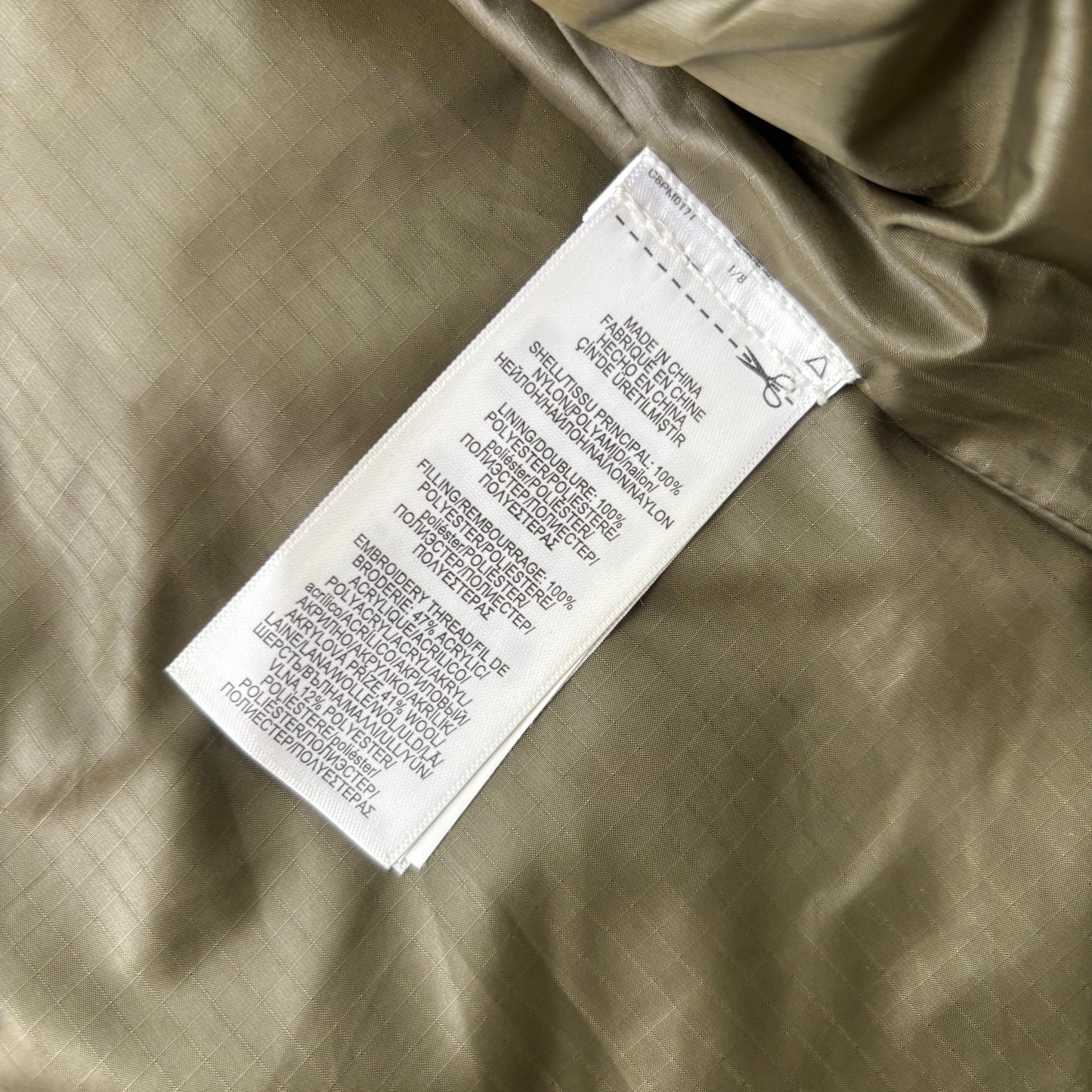 Polo Ralph Lauren Camo Quilted Souvenir Military Coach Jacket - S