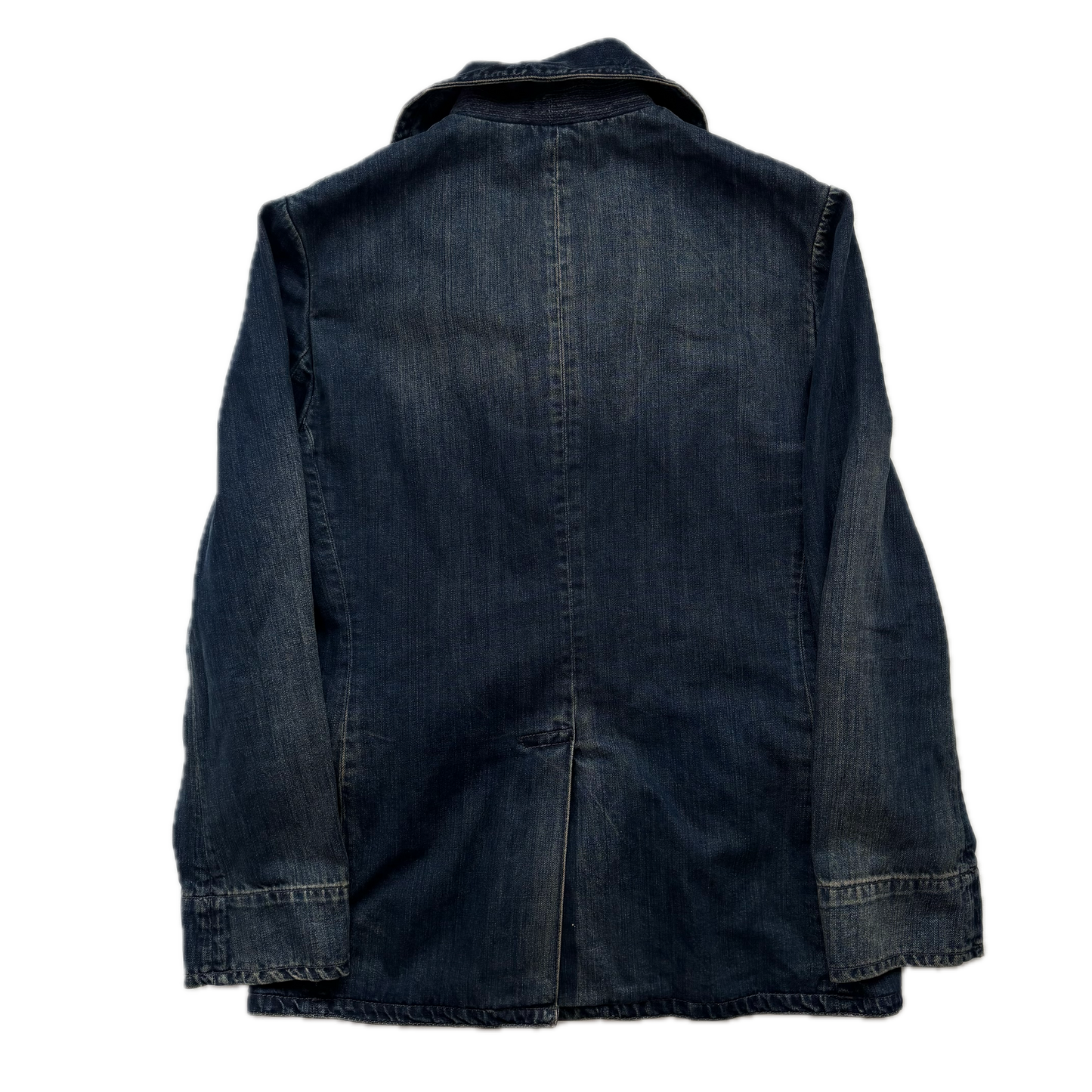 Denim & Supply Denim Pea Coat Double Breast Jacket - S