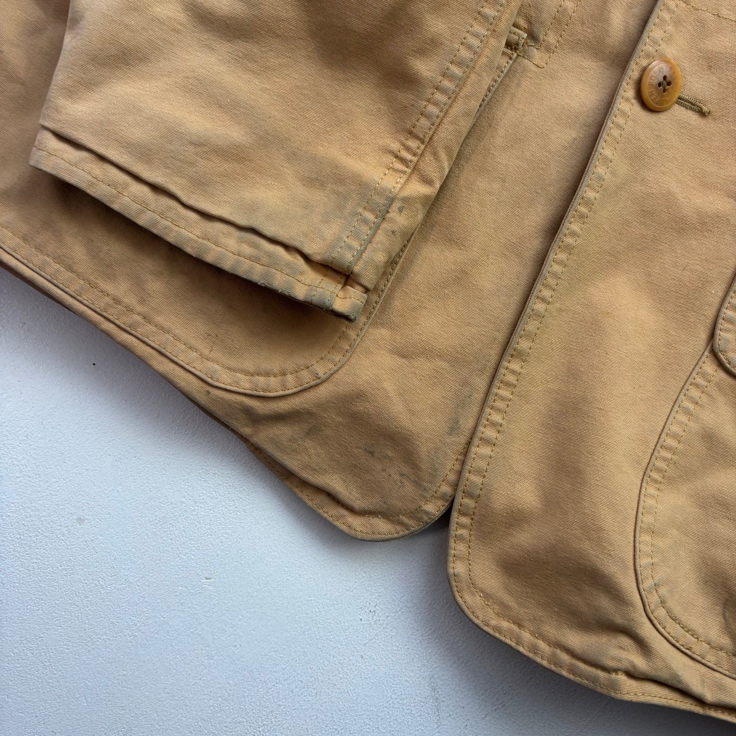 Polo Ralph Lauren Sportsman Tan Barn Jacket Quilt Lined - L