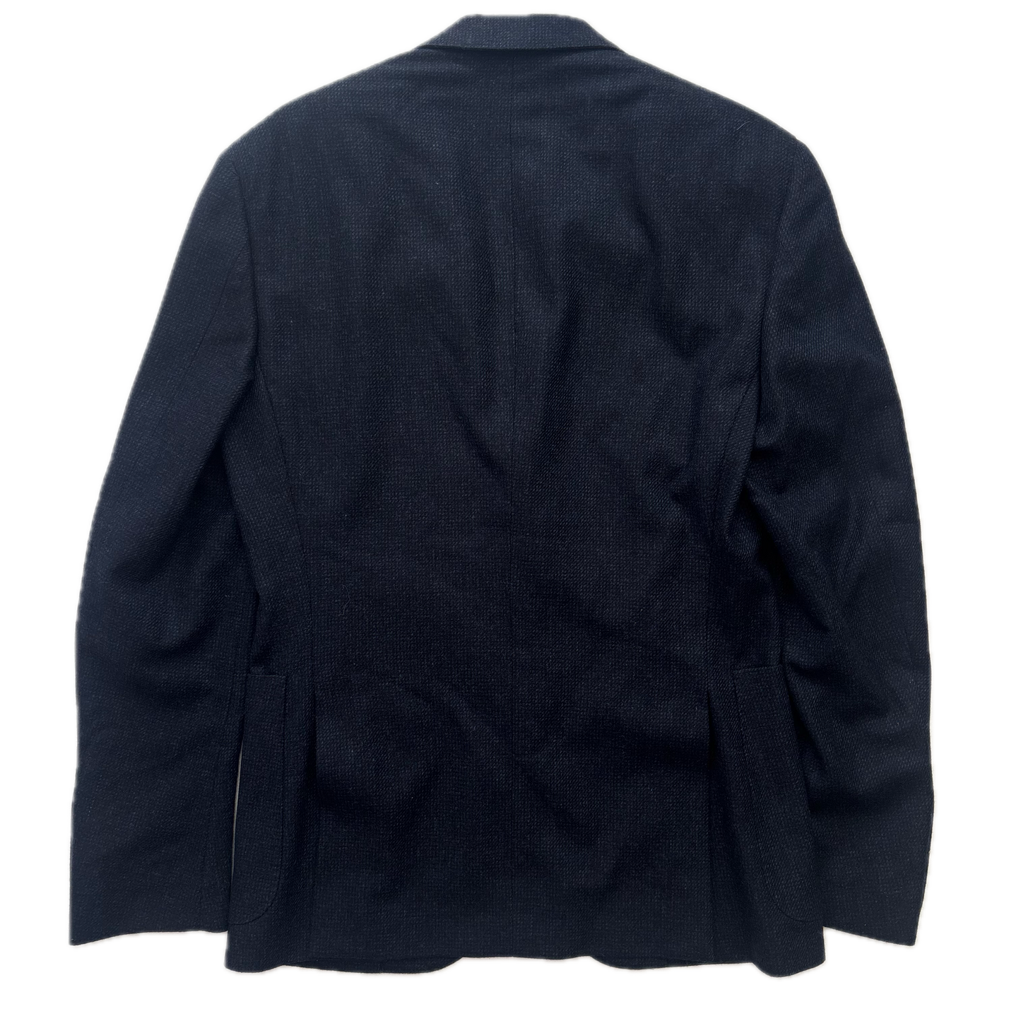 Polo Ralph Lauren Navy Blue Tweed Blazer Sports Coat (Lambswool) - 36S