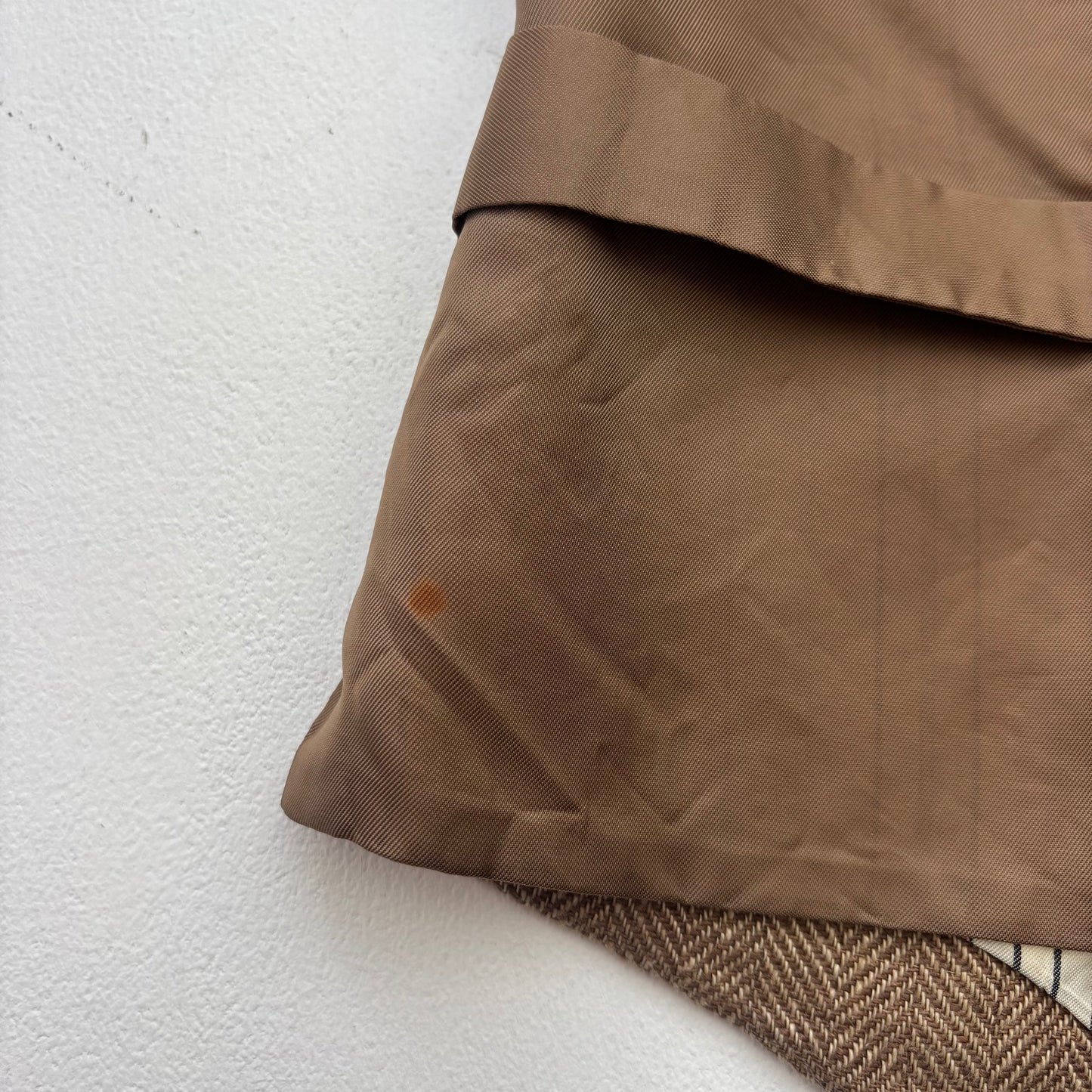 Polo Ralph Lauren Brown Herringbone Waistcoat (Flax) - 38R