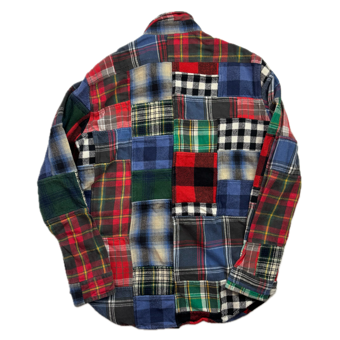 Polo Ralph Lauren Plaid Patchwork Shirt (Cotton) - M