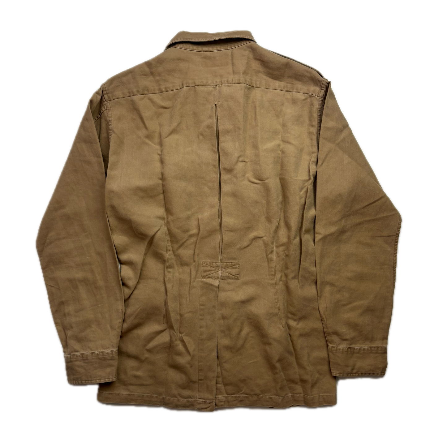 Polo Ralph Lauren Beige Military Battle Dress Safari Jacket (Cotton Linen) - S