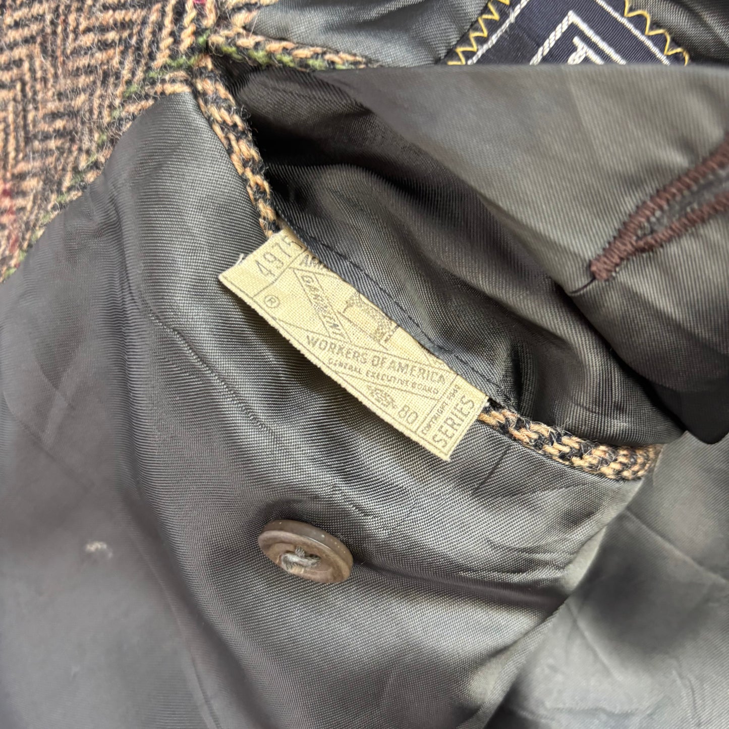 Polo Ralph Lauren Brown Herringbone Tweed Blazer Sports Coat Wool - 44R