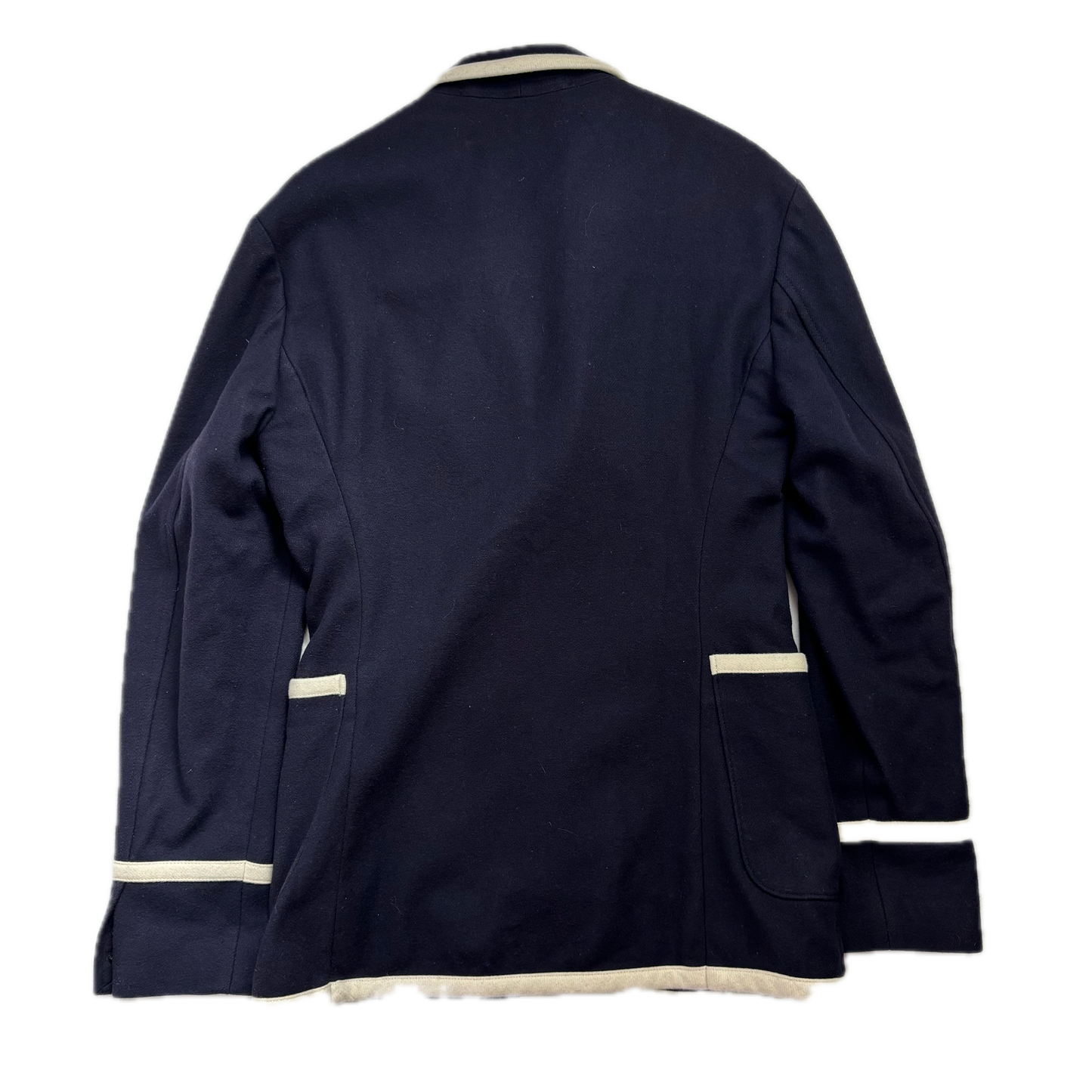 Navy Crest Rowing Sports Jacket Blazer - 36R