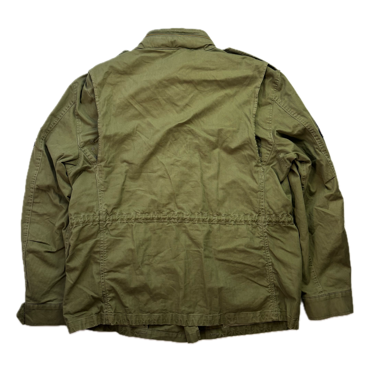 Polo Ralph Lauren Green Military Army Patches Field Parka Jacket - XXL